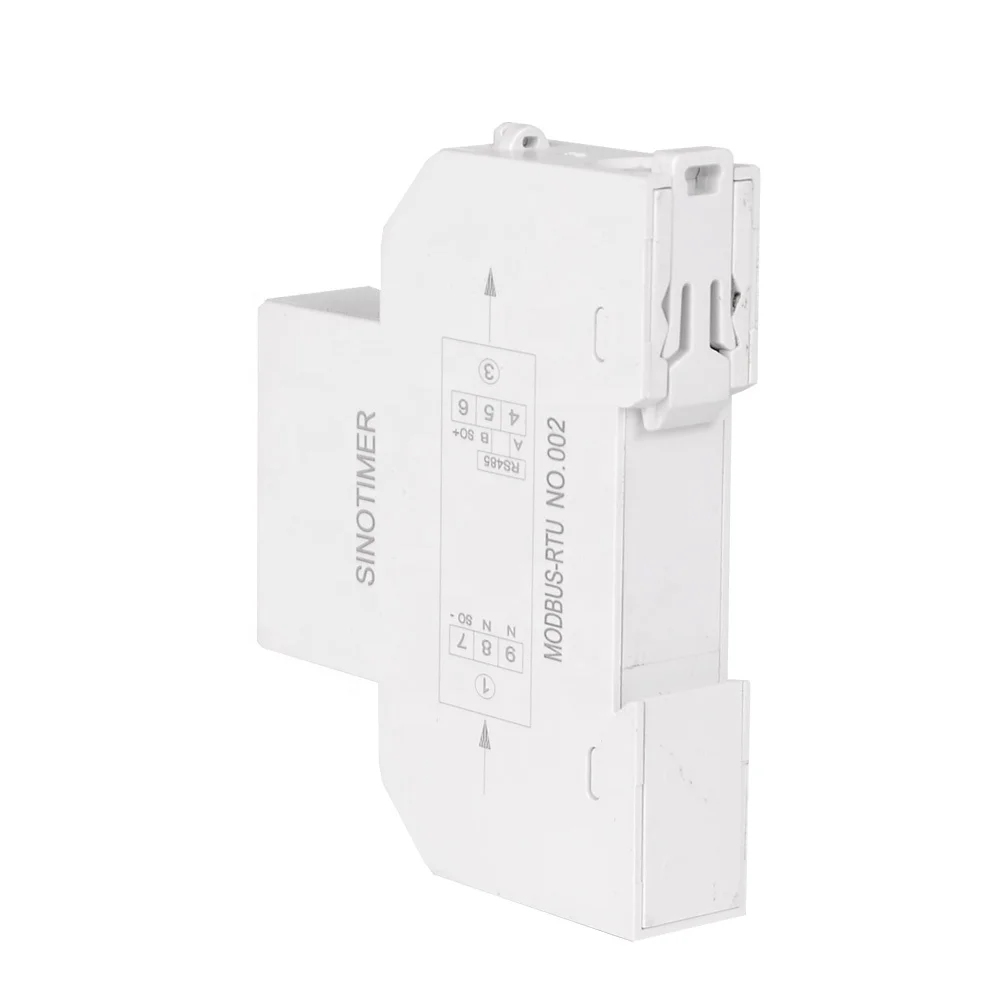 Newest RS485 Mudbus 18mm Mini Size Digital Power Meter Single Phase Watt Meter DIN Rail with Backlight AC 5-100A 230V