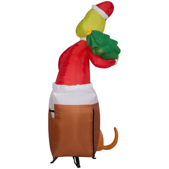 70 inch Inflatable Grinch Christmas Decoration for Outdoor Yard and Holiday Party Display