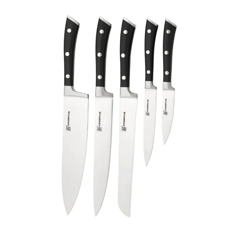 Amazon Горячая продажа индивидуальный дизайн 6 штук набор кухонных ножей из нержавеющей стали