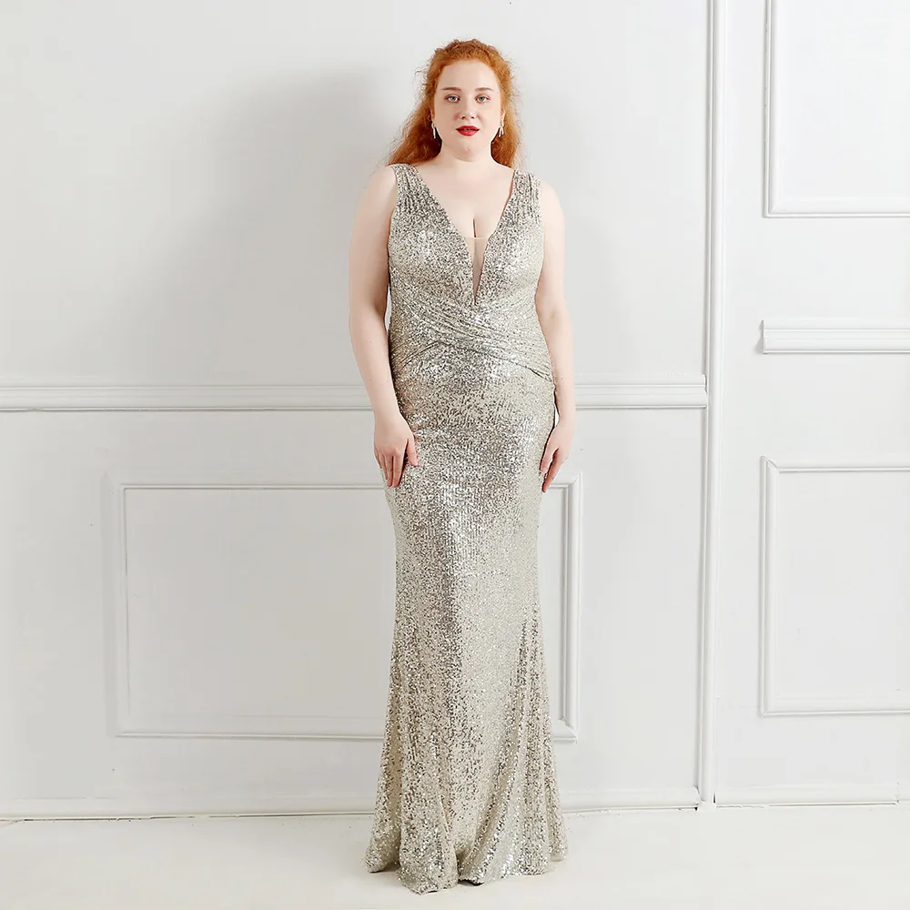 New Arrival Evening Dresses Party WearHalter Sexy Bridal Skirt And Formal Sequin Long Wedding Dress For Women