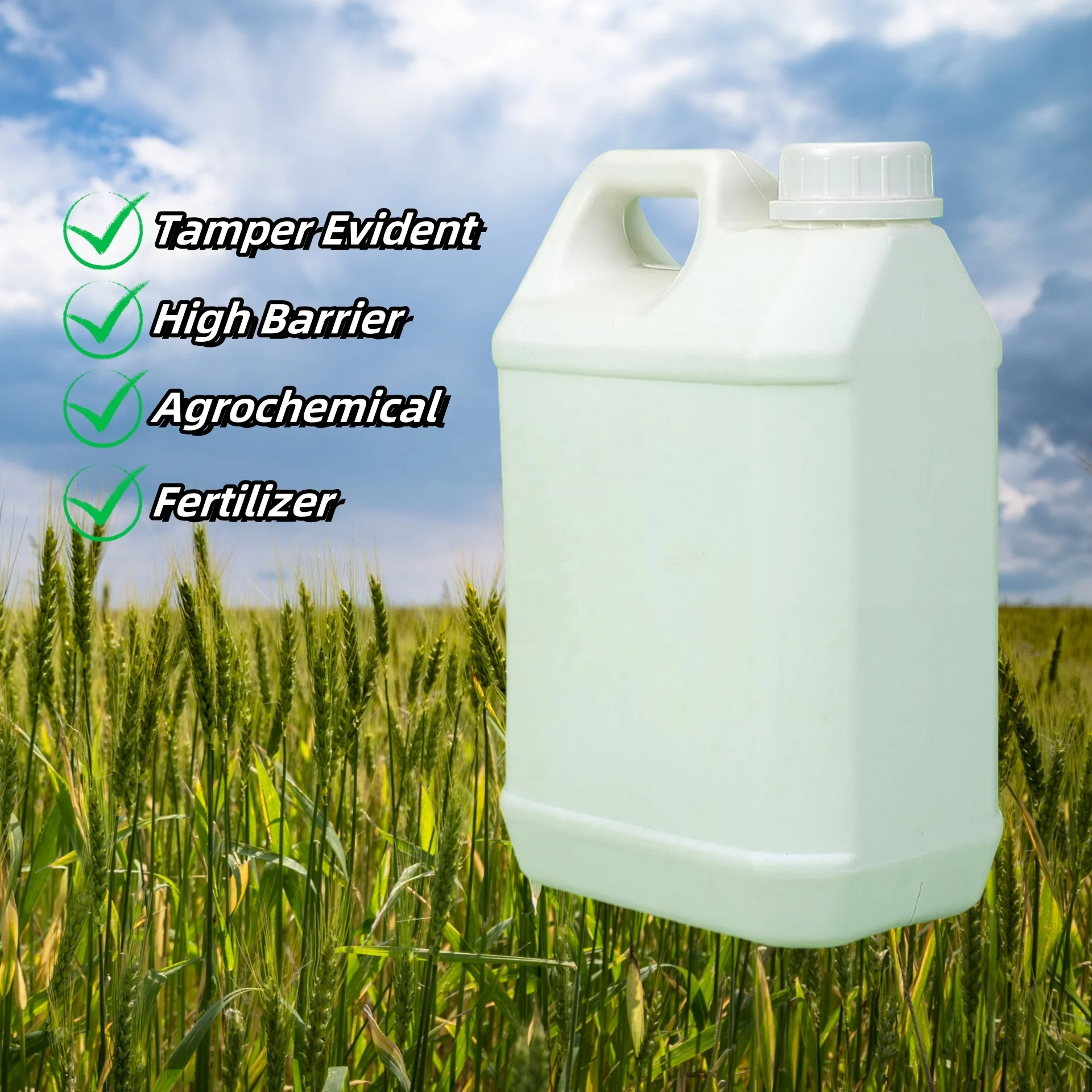 Заводская розетка 2.5L 85oz PE COEX Агрохимическая упаковка с герметичным уплотнением