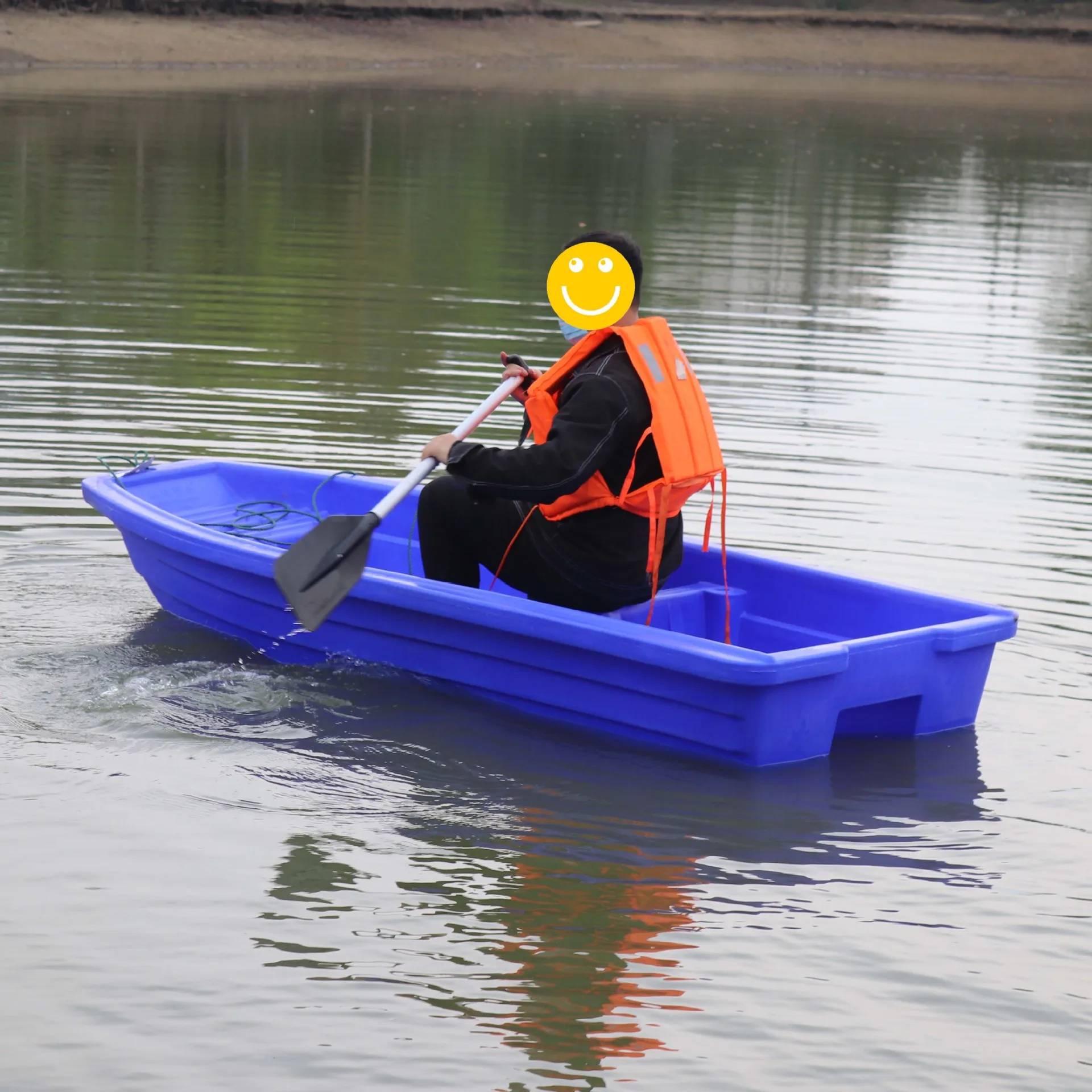 New Arrival 2-3 Person 3 Metre Cheap Plastic Fishing Boat for Rowing