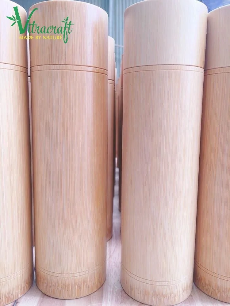Vacuum Bamboo Bottle, Vacuum Bottle Made of Bamboo