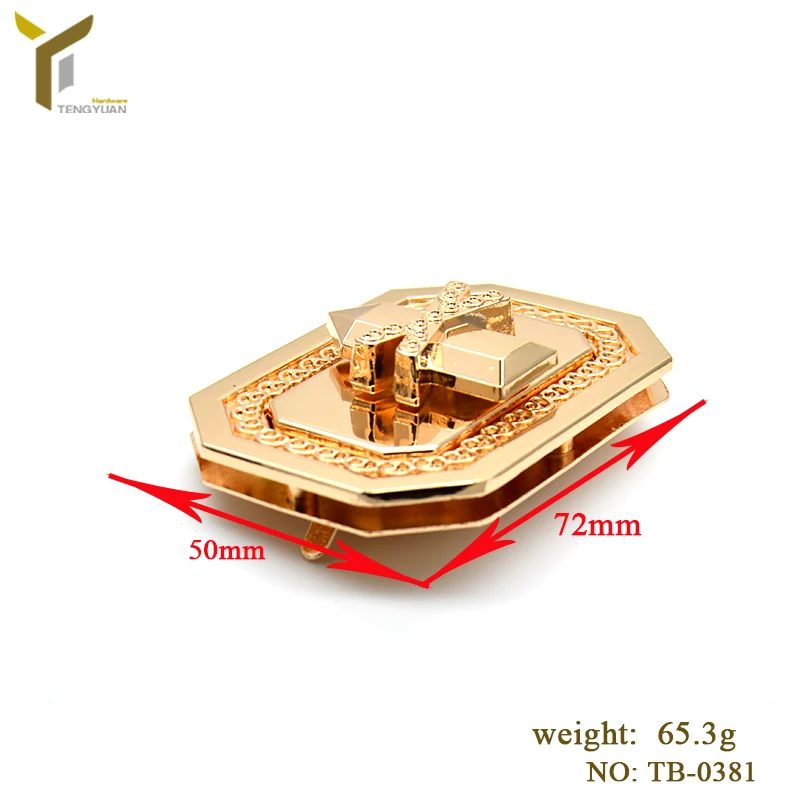 Turn Handbag Hardware Purse Fasteners Small Flip Jewelry Box Twist Lock For Bag