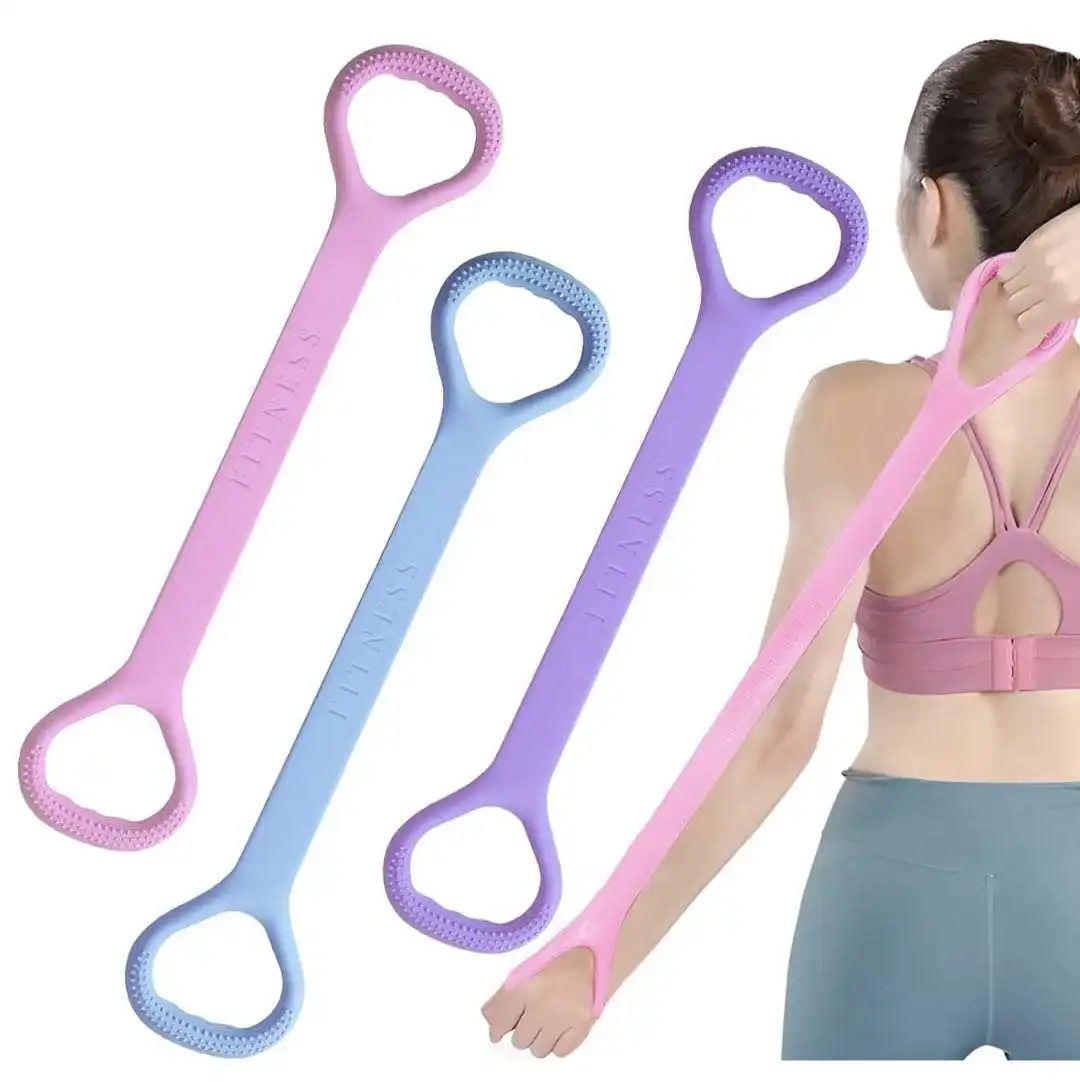 Figure 8 Fitness resistance band Training Elastic Ropes  Workout Chest Arm and Shoulder Stretch Bands yoga/pilates/stretching