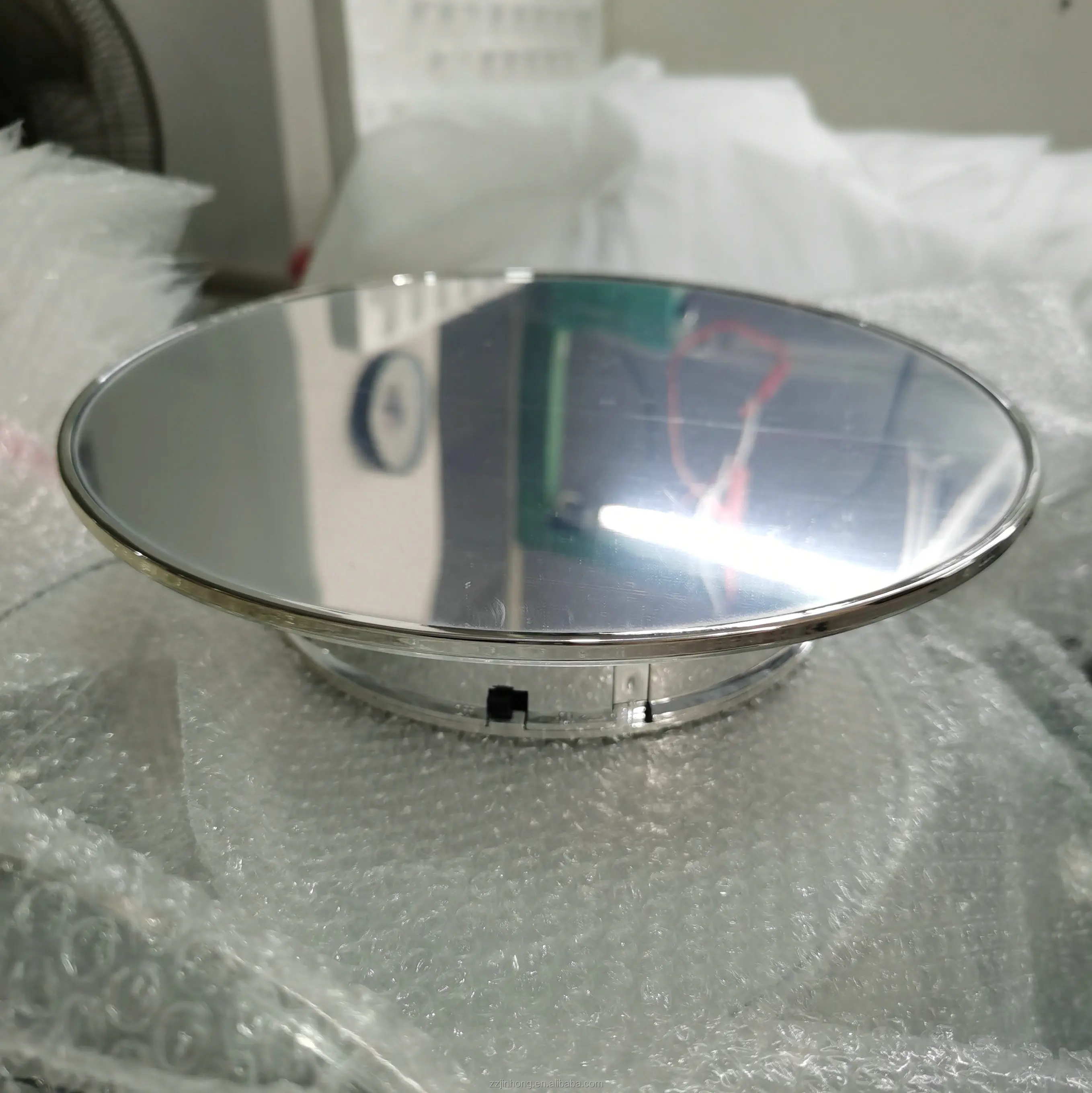 Factory Supplier Gold Silver Rotating Display Stand for Displaying Goods like Shoes, Bag, Craft Load Weight 5KG Turntable