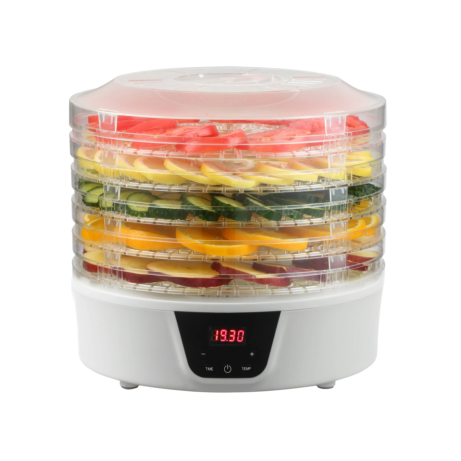 Nut Mushroom Coconut Dryer Machine Household Vegetable Dehydrator with Trays