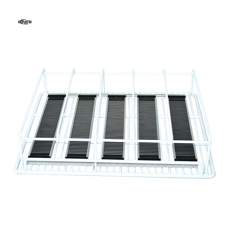 Supermarket Convenience Store Beverage Cooler Glide Gravity Feed Shelf Roller Track Bottle Display Flex Glides