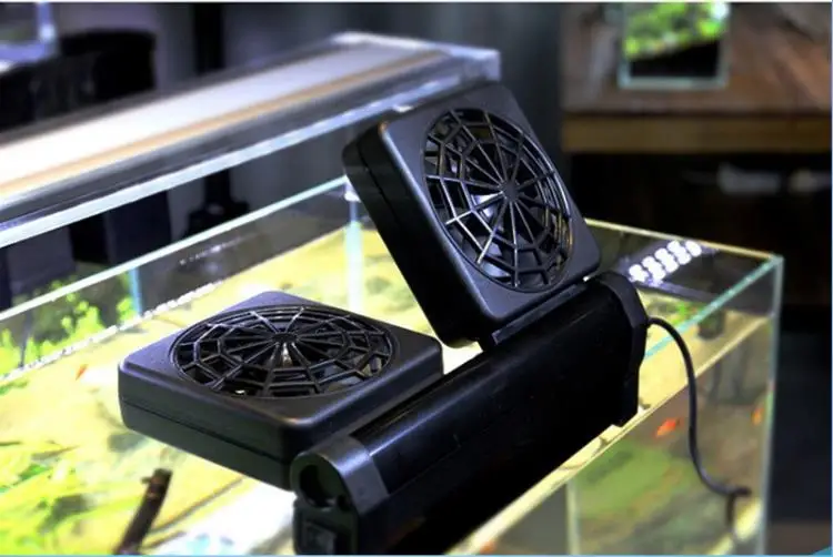 Fish Tank Cooling Fan Water Grass Tank Fan Shrimp Cooling Silent Aquarium Accessories Aquarium Air Cooling Fan