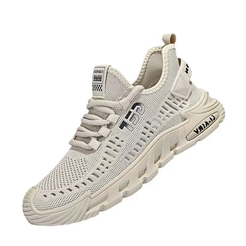 New trend non-slip casual men shoes lightweight breathable sports walking style big size running shoes sneakers