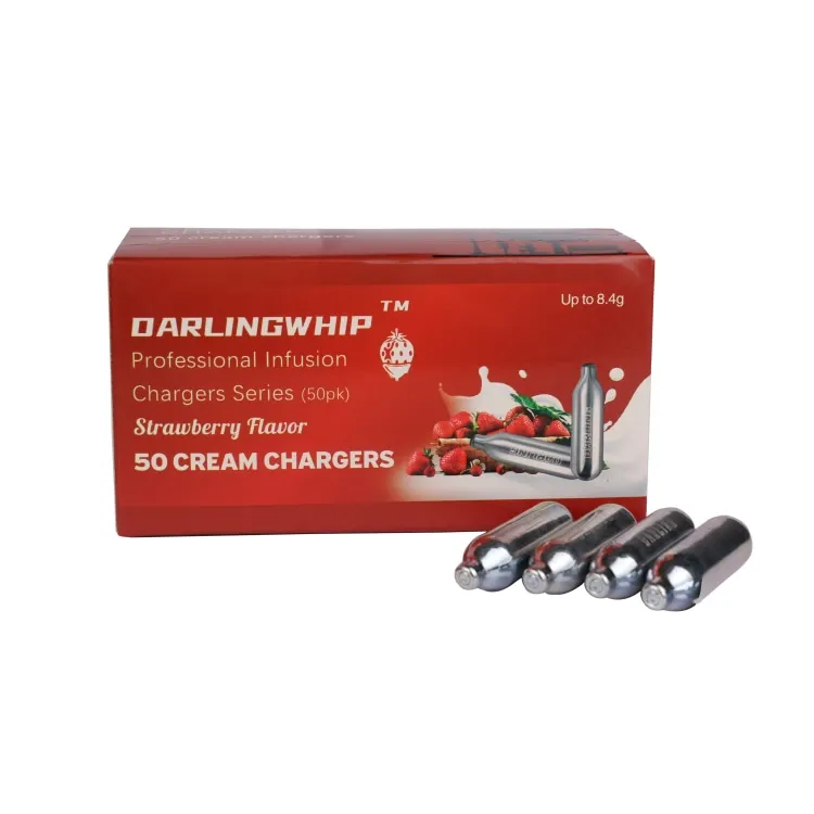 Зарядные устройства DARLINGWHIP CREAM 8 4 г 50 шт./партия клубничный вкус оптовая продажа зарядные mosa cream крем