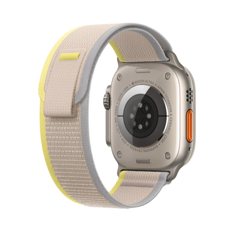 Оригинальный Мягкий Нейлоновый Плетеный ремешок Coolyep 1:1 для Apple Watch Band Ultra 8 49 мм 41 45 44 42