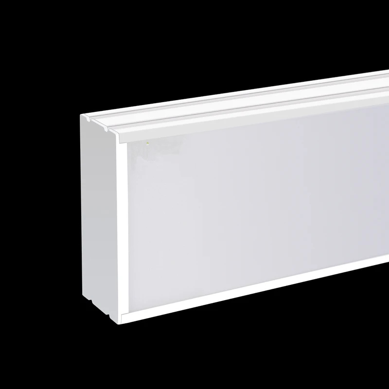 Office pendant 36w smd led linear light 4ft 8ft linkable led linear strip batten light sho