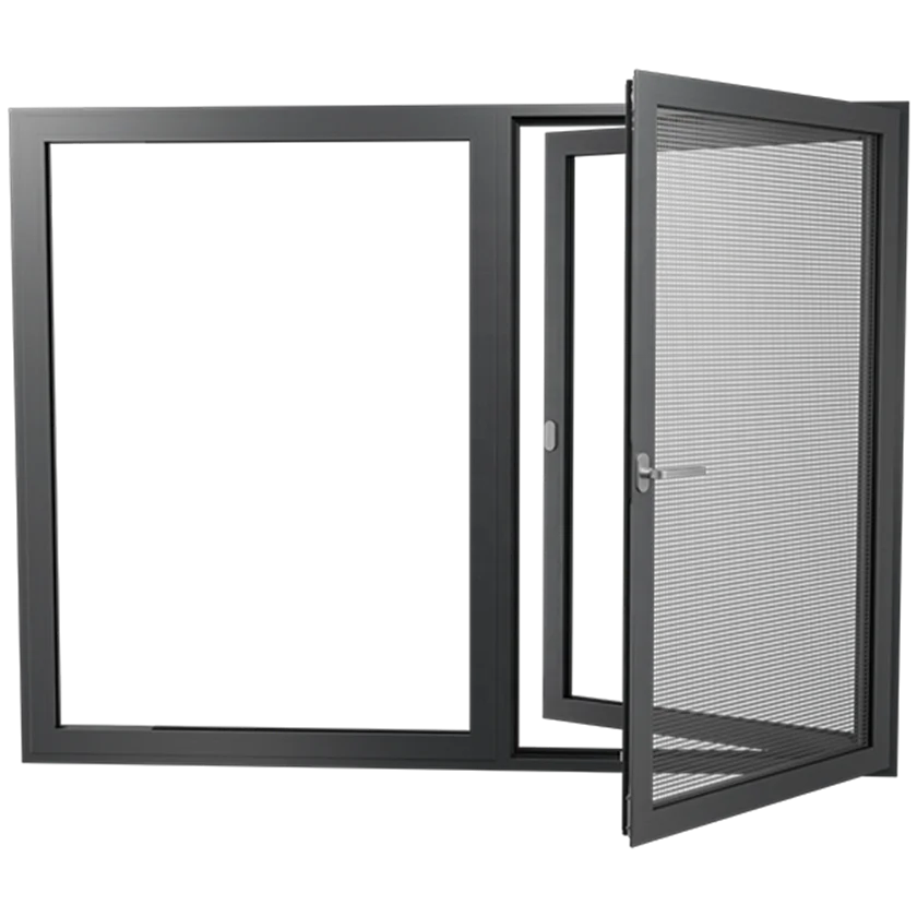 Minglei High Quality Best Glass Aluminum windows Double Glazed Tilt Turn windows in China
