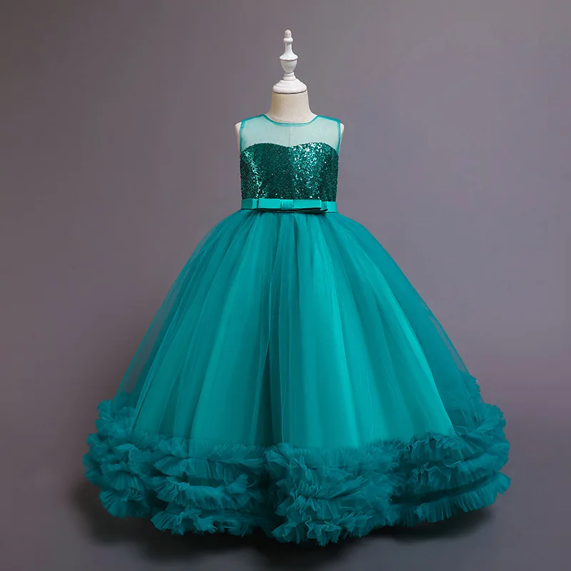 Meiqiai Girls Party Prom Clothing Flower Princess Wedding Ball Gown Evening Dresses