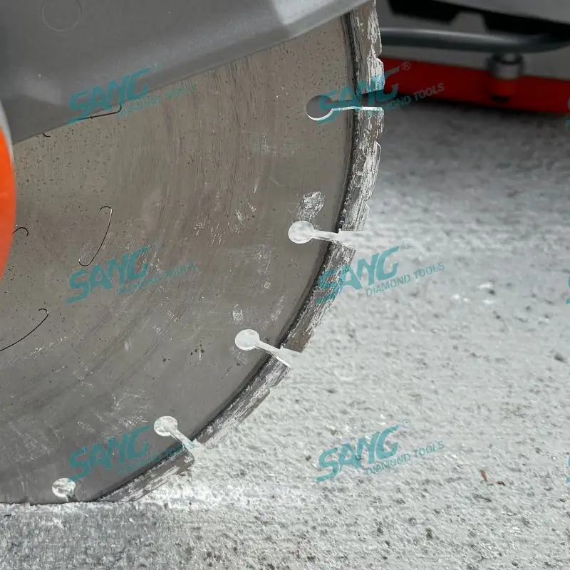 350mm 14 Inches diamond hand held concrete saw blade for American Market