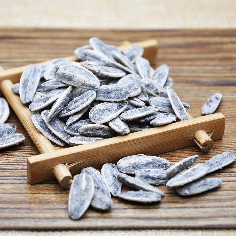 Chinese Sunflower Seeds Black Stripe Melon Seeds Pecan Flavored Melon Seeds 106g