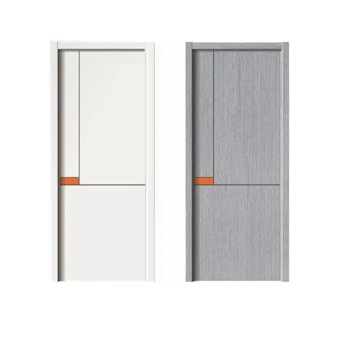 Bedroom door for house hotel soundproof melamine door interior solid wood door