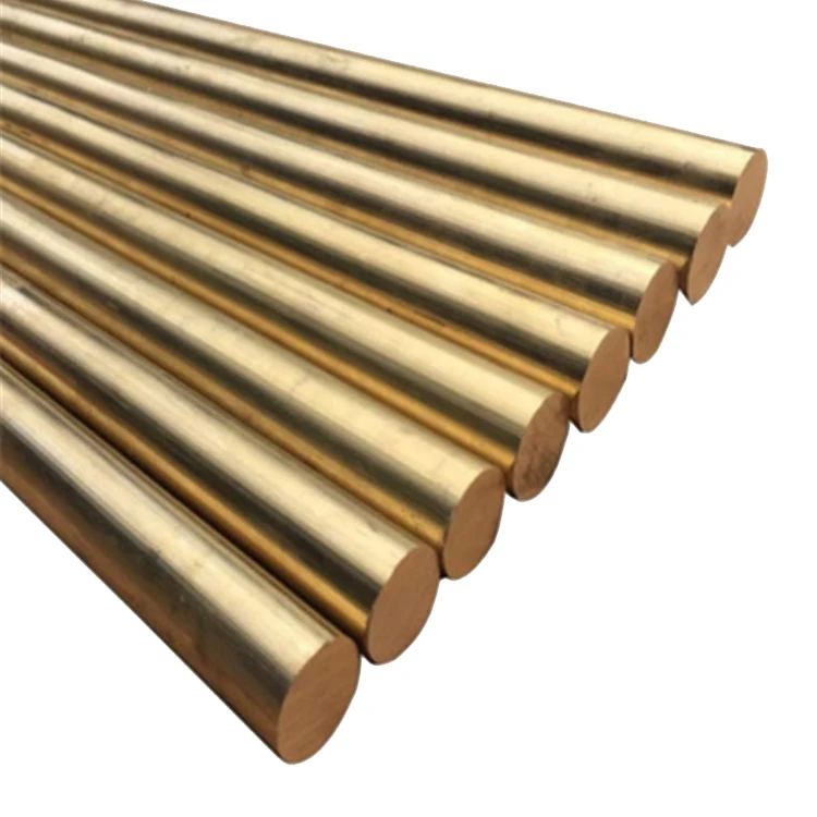 High Quality H59 Brass Bar Cuzn30 Flat Round Solid Brass Bars C2600 C2700 Round Copper Bar Brass Rod