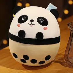 YIWU AULLAN Custom Stuffed Animals Toys Kids Soft Toys Plush Doll Bubble Milk Tea Bear Panda Boba Plush