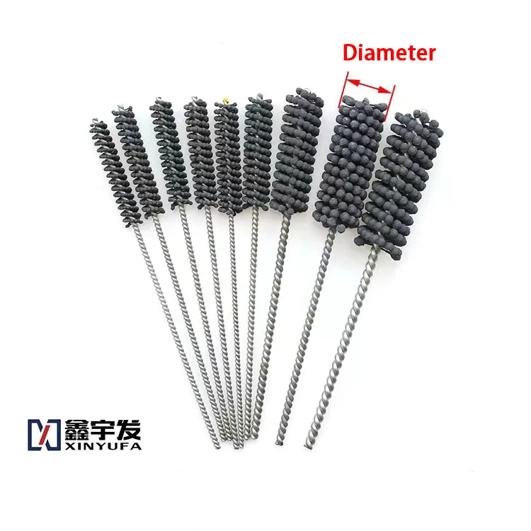 Factory Supply Abrasive Polishing Flex Piston Grinding Silicon Carbide Ball Head Brush Tube Inner Wall Rust Removal Ball Brush