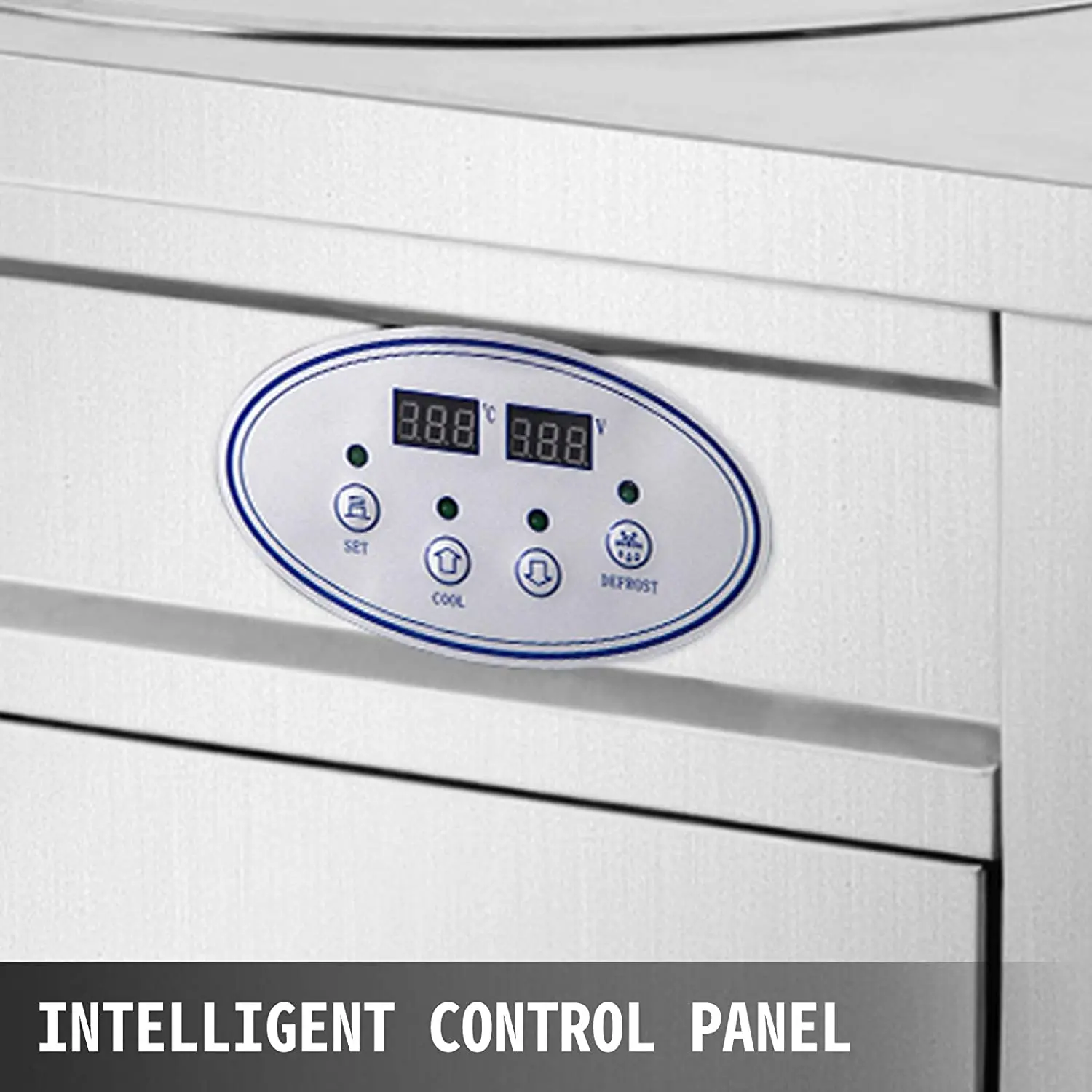 Commercial Ice Roll Maker, 1800W Stir-Fried Yogurt Cream Machine, Stir-Fried Ice Cream Roll Machine with 19.7-Inch Round Pan