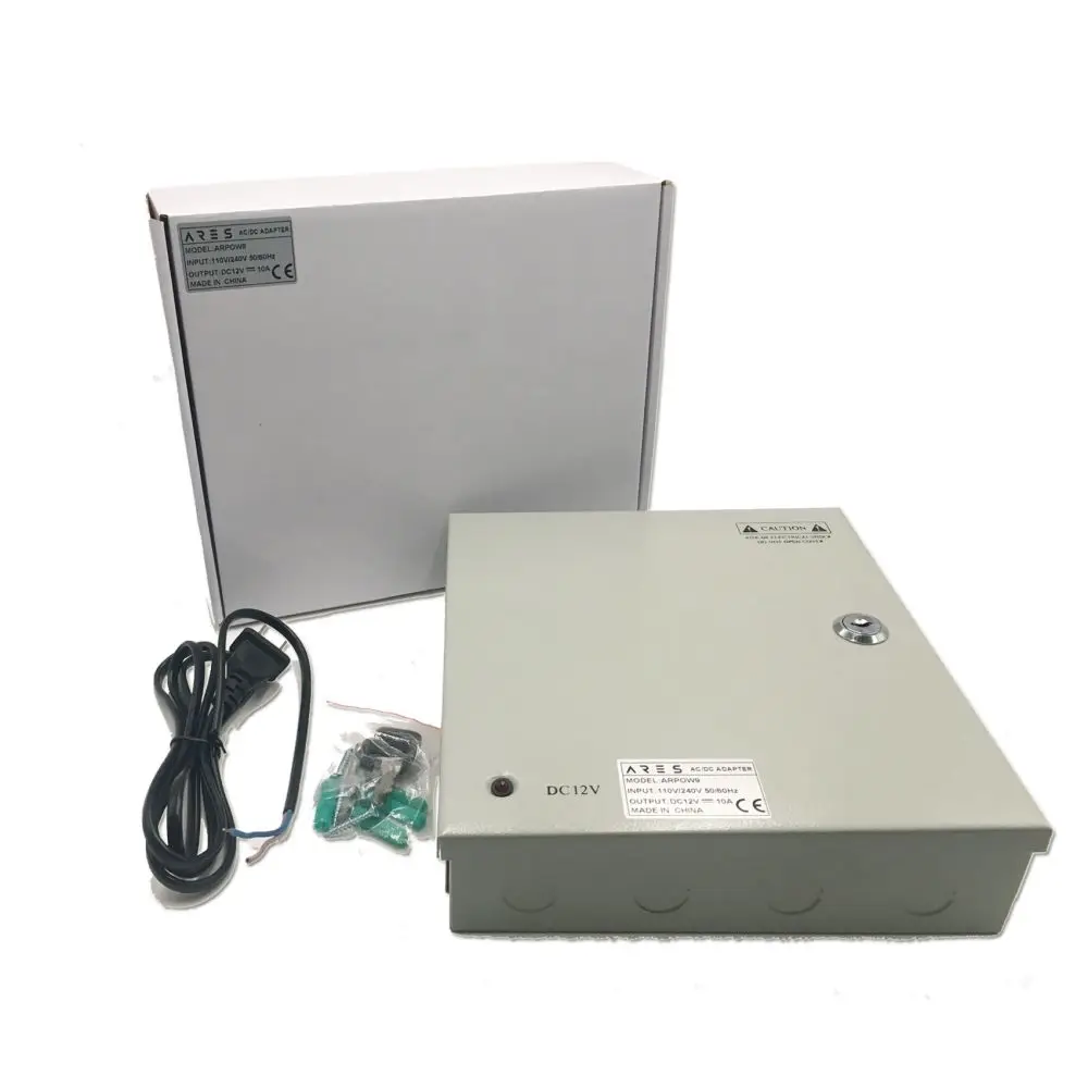 10a 9ch Cctv Camera Ce Fcc Rohs Certificated Power Supply Distribution Box With 12 V 10a 120w Cctv Power Supply