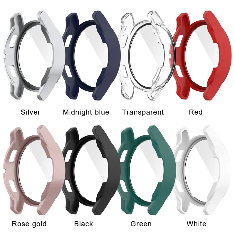 Pc Case Full Screen Protection Cover Tempered Glass Cover Protector Watch Case For Samsung Galaxy Watch 5 4 40mm 44mm