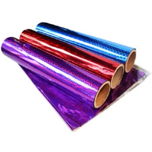 
pet bopp metalized aluminum metalized holographic film and glitter film for wrapping 