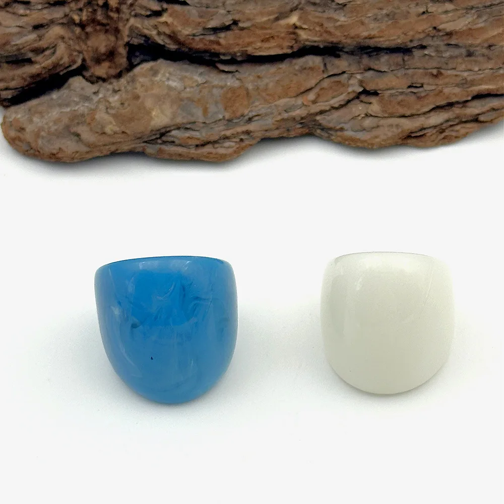 Creative Fashion Ins Simple Retro Acrylic Acetic Acrylic Ring European and American Exaggerated Atmospheric