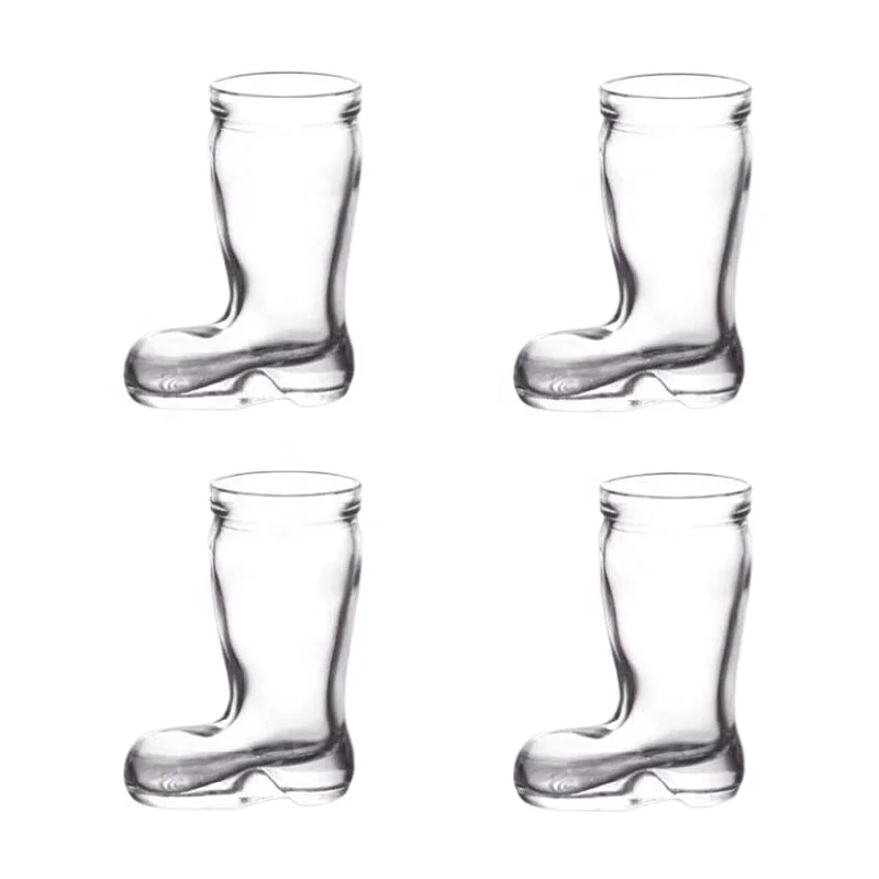 Manufacturer of 2oz boot shot glasses boot shape beer glass free samples premium quality