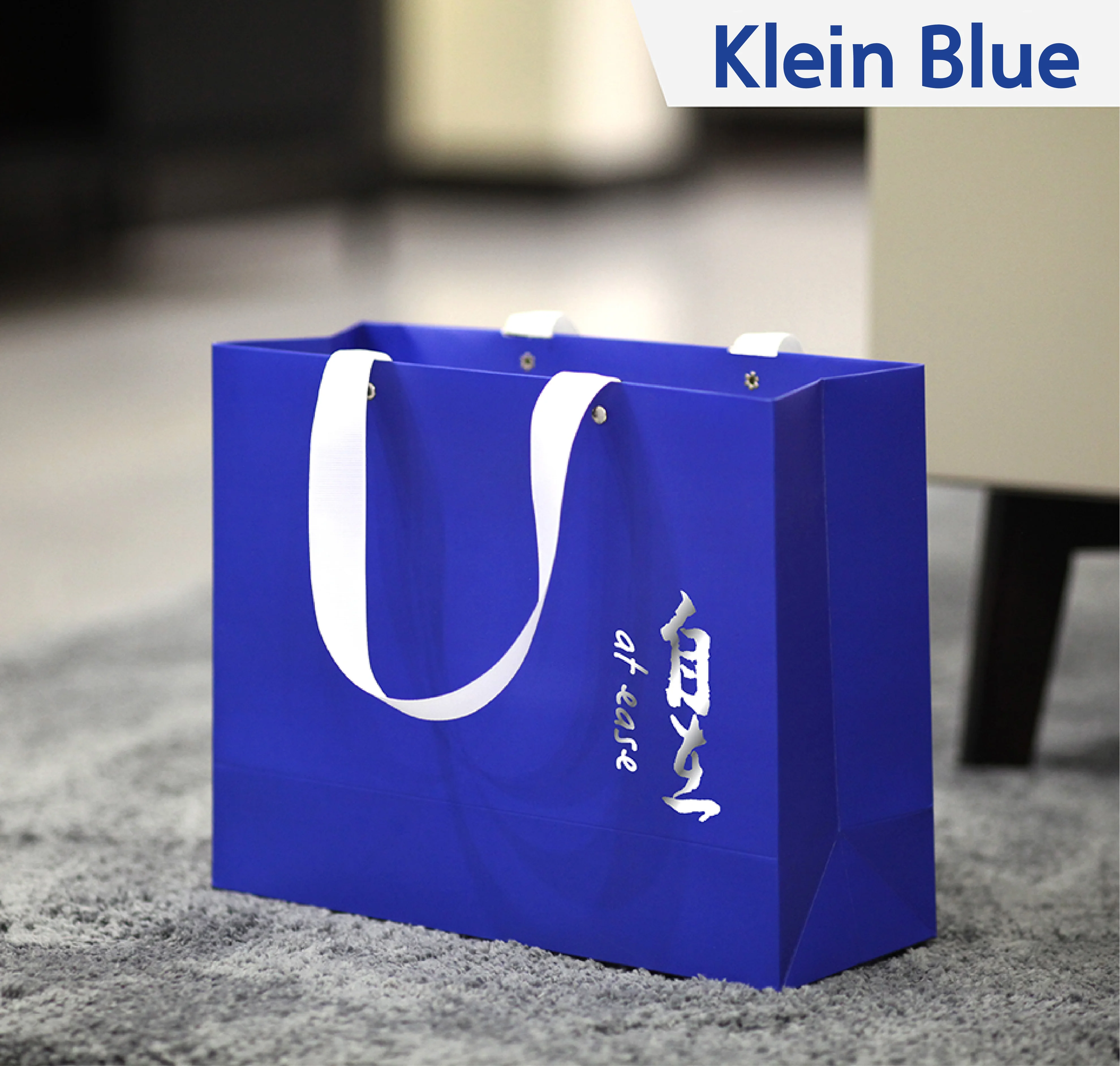 custom shopping paper bag luxury rope handle with your own logo