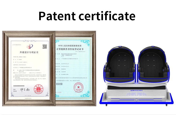 Free Shipping HEROVR 9D Egg Double Seats Vr Games Equipment Reality Simulator Vr Game Machine