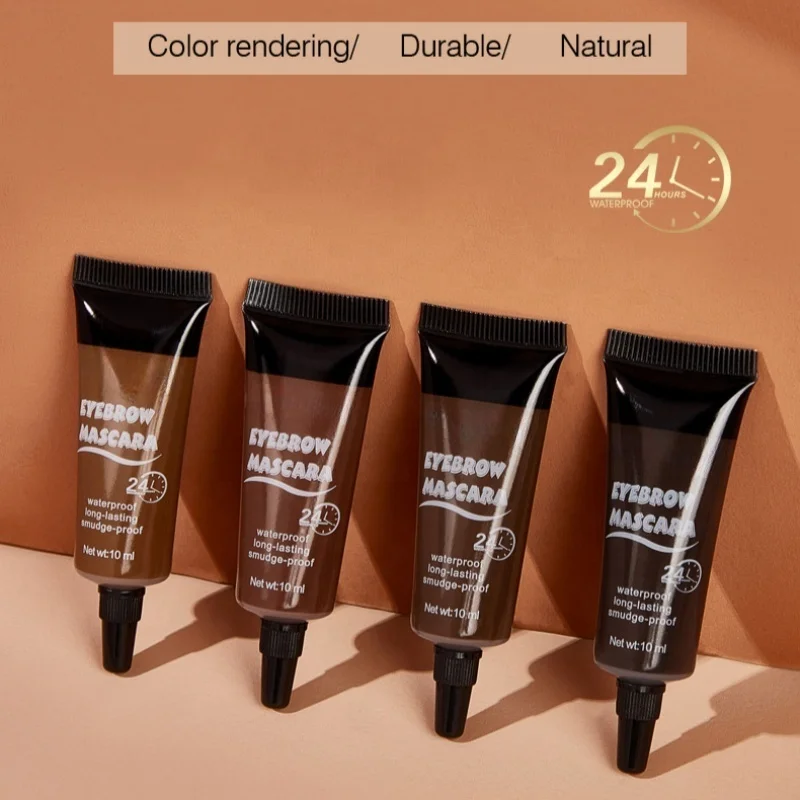 Hot Selling Mascara Eyebrow Gel 24 Hours Waterproof Non Halo Dyeing Durable Setting Eyebrow Beauty Makeup Cosmetics
