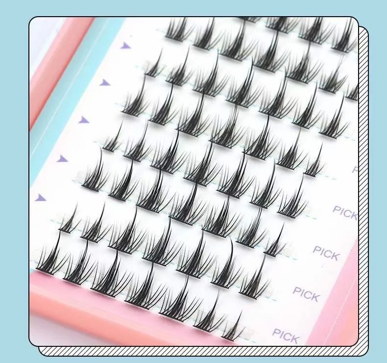 Diy segment lashes pre cut lashes lash supplies wholesale tweezers