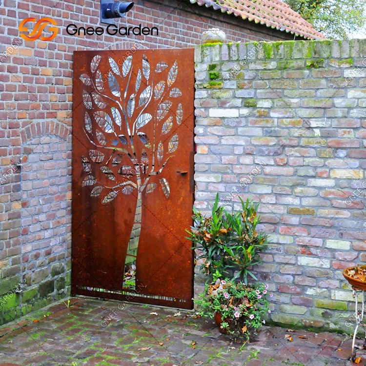 Ржавые двери Corten Gate Garden стальная дверь