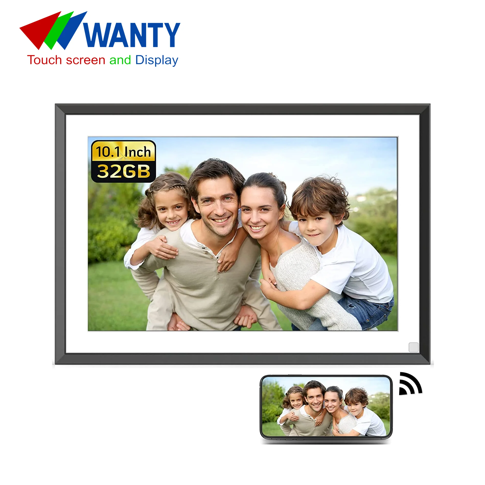 Low Price Digital Photo Frame Touch Screen For Share Photos Video Via App