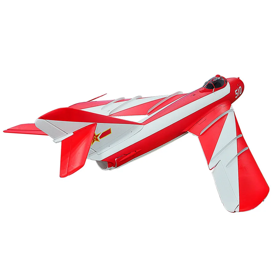 RC Airplane J-5 Mig-17 EPO Foamy Turbine Wing Span 1200mm Plane Fixed-wing  PNP / KIT Version RC Turbojet Aircraft Model