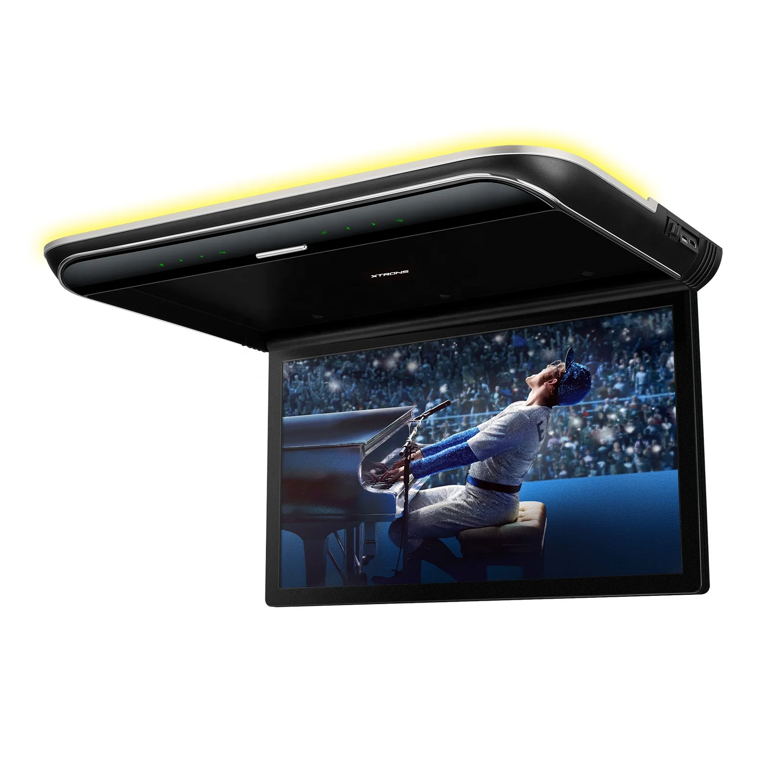 19.5 inch HD Digital TFT 16:9 Screen Ultra-thin Roof Mounted Player with Built-in Speakers and Colourful Aura Light