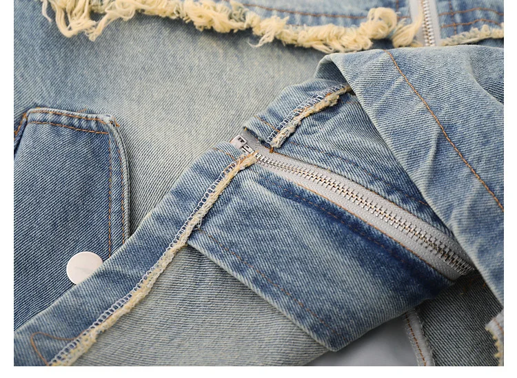 Vintage Denim Jackets Varsity Distressed Denim Jeans Chore Coat Blanket Lined Urban Oversized Fit Wash Denim Jacket