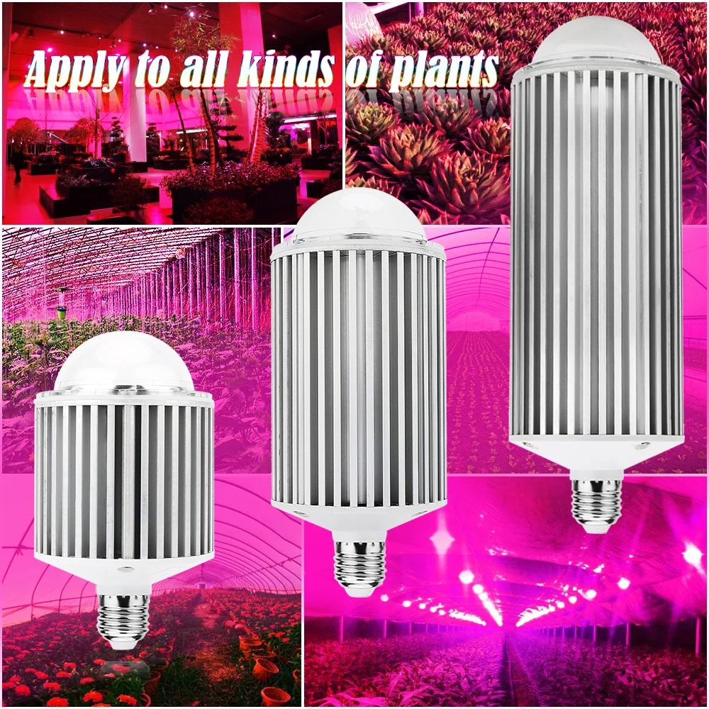 SINJIA 60W 120W 180W COB led grow light E27 full spectrum integrated cylinder CORN plant grow lamp