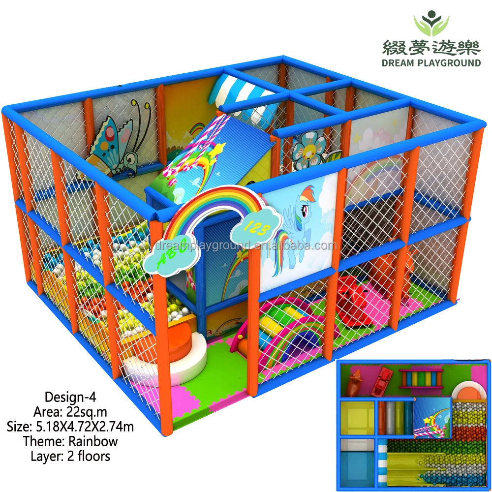 Dream customizable toddler kids children indoor smart family soft small play area playground equipment with different themes