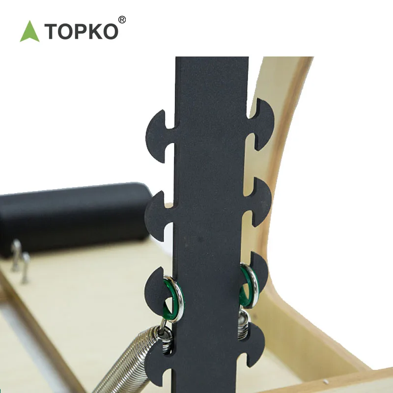 Деревянные базовые ручки TOPKO для тренажерного зала и домашнего использования фитнес-оборудование комбинированный стул пилатеса