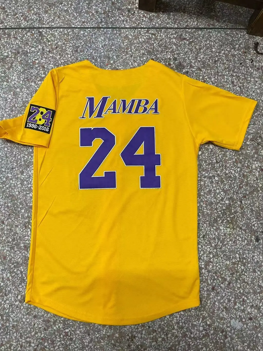 Black Mamba Baseball Jerseys Legend 8 24 Mamba Jersey Outdoor Sportswear