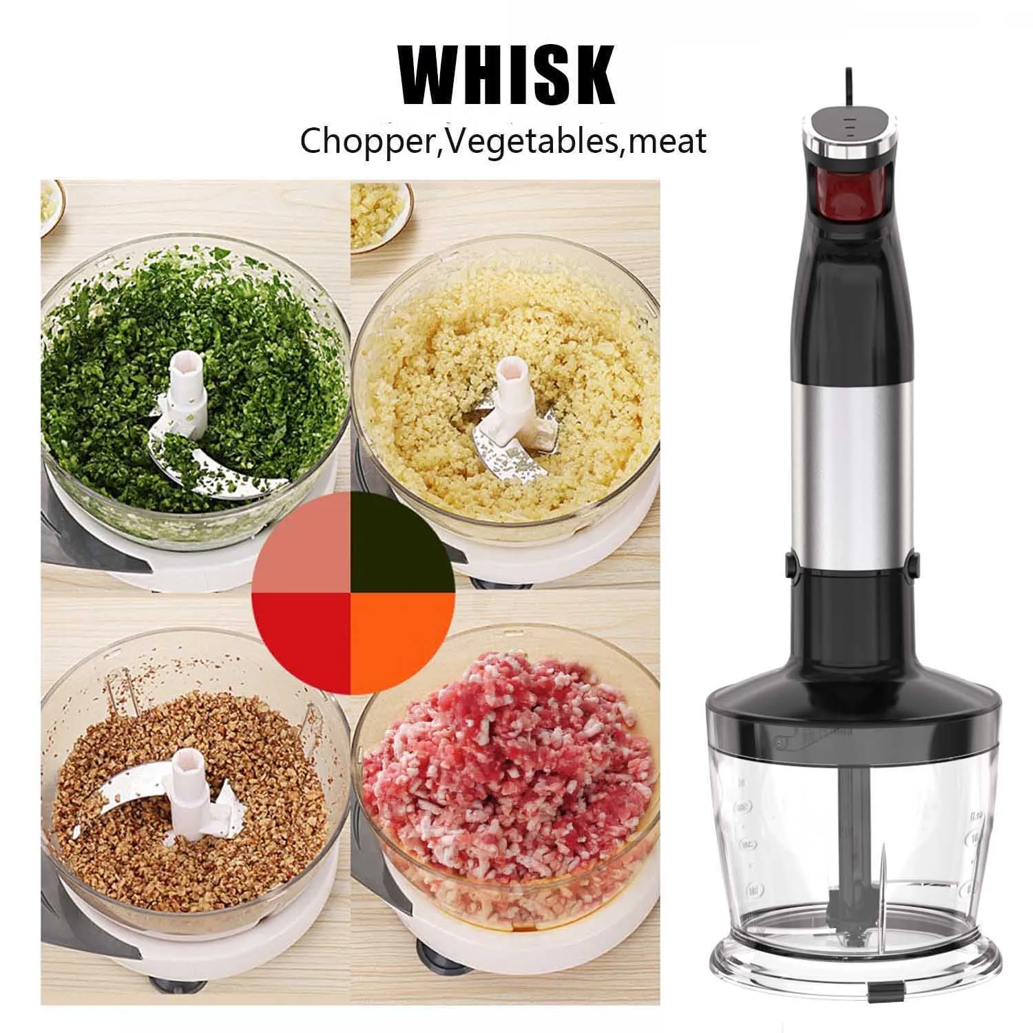 CE Certification Commercial 600W Multifunction good quality powerful immersion electric hand stick blender