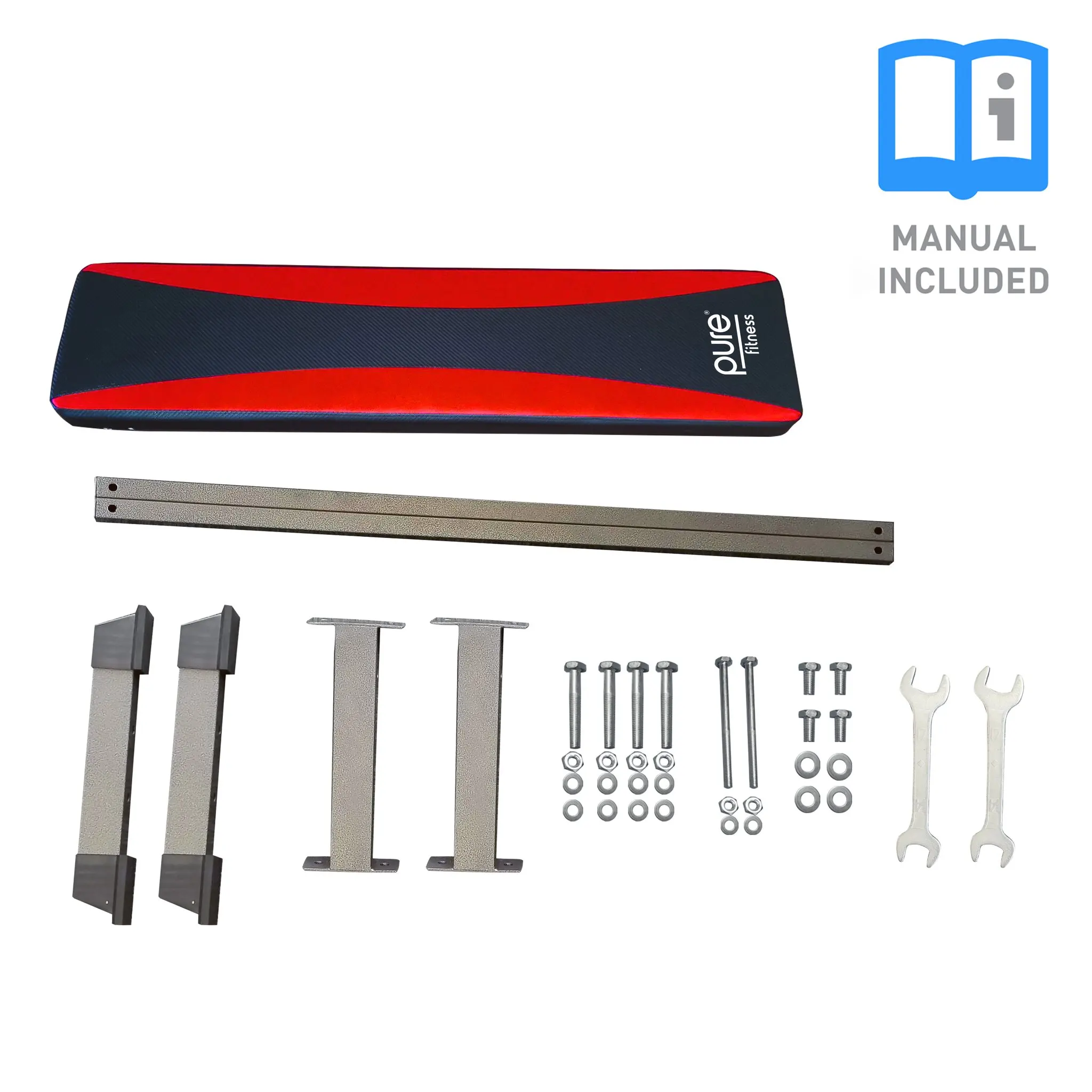 2018 Best Sale Cheap Ningbo Sports Fitness Steel Frame Flat Weight Training Bench with Cross Bars Weight Bench