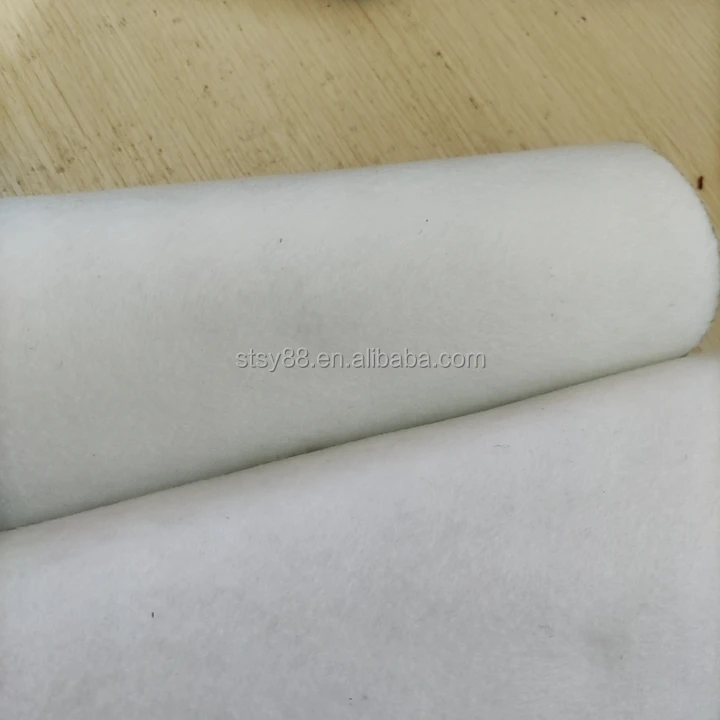 200g geotextile engineering fabric white permeable gardening moisturizing highway concrete short fiber non-woven geotextile