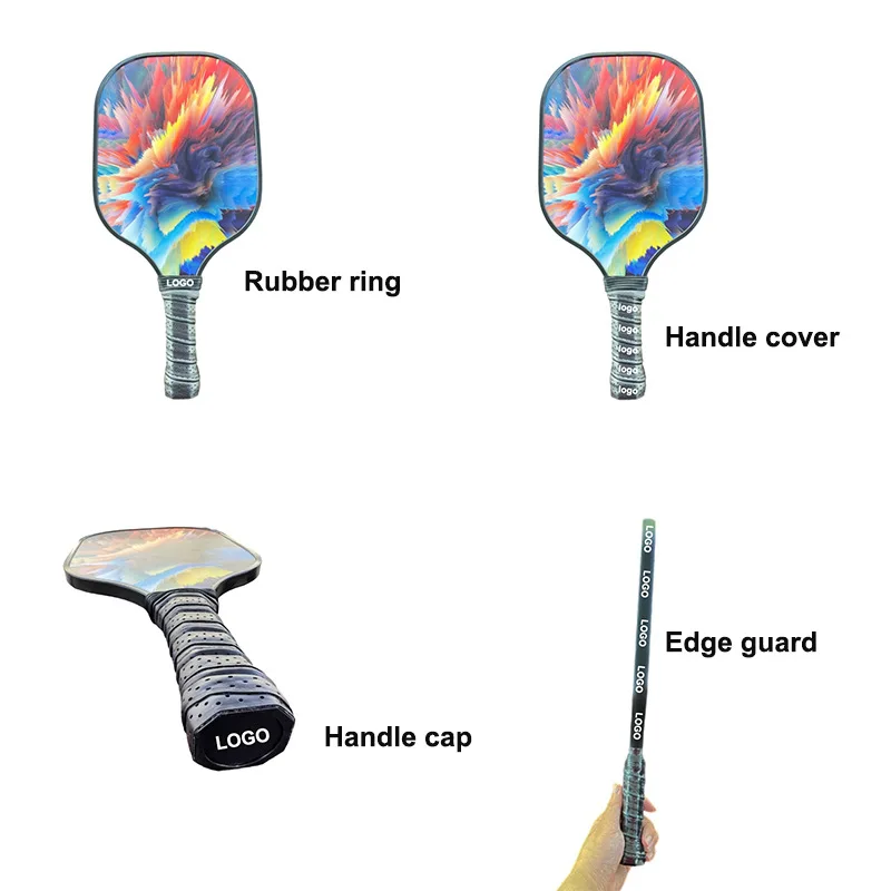 Углеродный пиклбол весло Usap Pickleball Paddle Ball набор из углеродного волокна поверхности маринованный мяч ракетка развлекательное спортивное оборудование