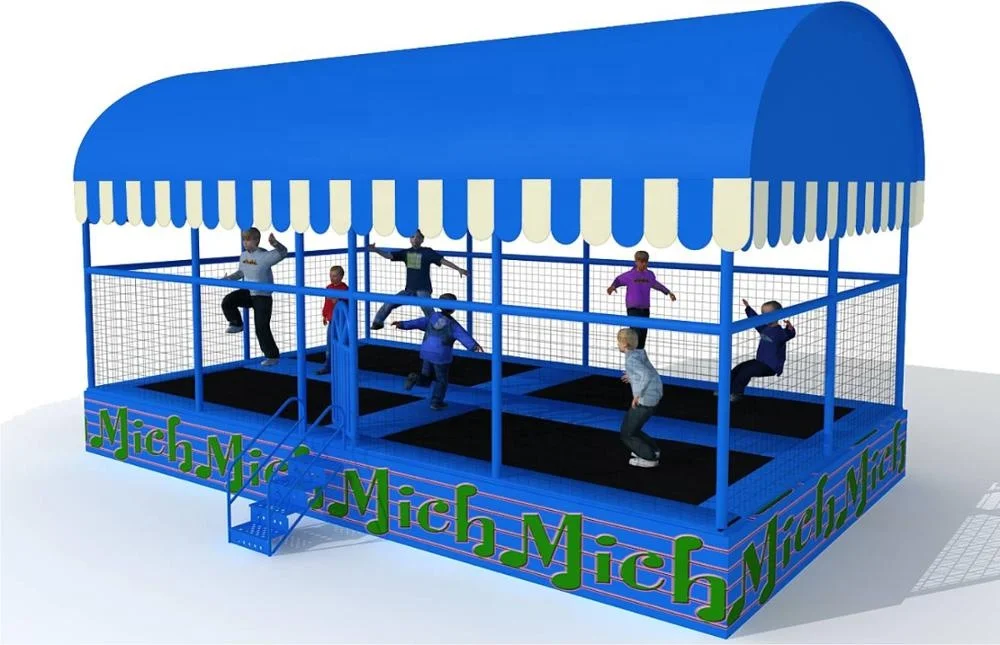Customized Trampoline With Tent For Outdoor