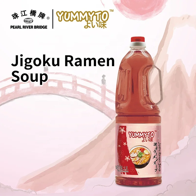 Wholesale Factory Price Jigoku Ramen Soup 1.8L bottle Ramen Soup of PRB